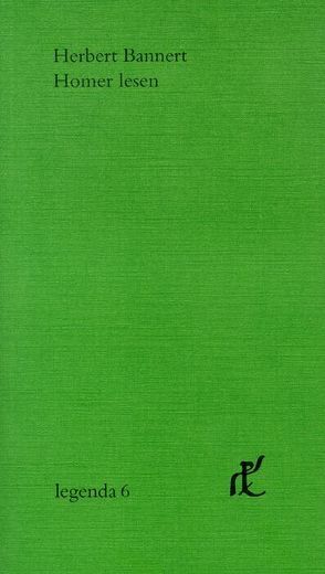 Homer lesen von Bannert,  Herbert
