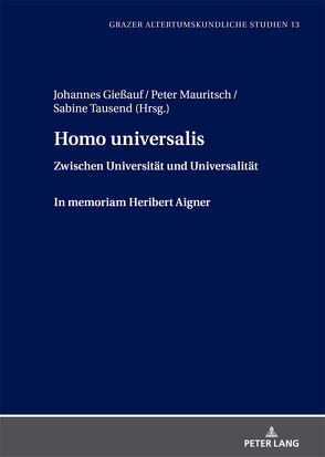 Homo universalis von Giessauf,  Johannes, Mauritsch,  Peter, Tausend,  Sabine