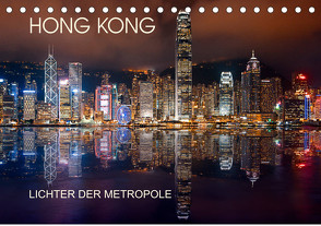 Hong Kong Citylights (Tischkalender 2023 DIN A5 quer) von Sitzwohl/Delfinophotography,  Bernhard