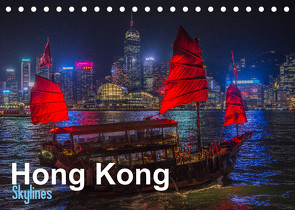 Hong Kong – Skylines (Tischkalender 2023 DIN A5 quer) von Michelis,  Jakob