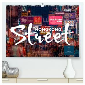 Hongkong Street (hochwertiger Premium Wandkalender 2024 DIN A2 quer), Kunstdruck in Hochglanz von Roder,  Peter