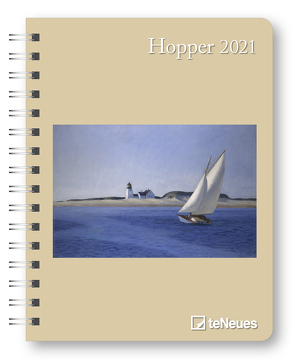 Hopper 2021 – Diary – Buchkalender – Taschenkalender – Kunstkalender – 16,5×21,6 von Hopper,  Edward