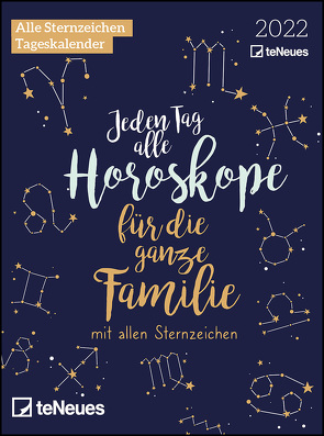 Horoskope für die ganze Familie 2022 Tagesabreißkalender – Horoskopkalender – 11,8×15,9