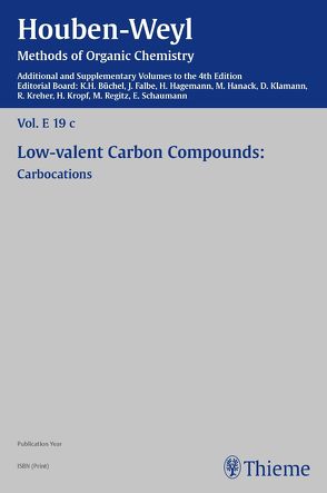 Houben-Weyl Methods of Organic Chemistry Vol. E 19c, 4th Edition Supplement von Büchel,  Karl Heinz, Falbe,  Jürgen, Hagemann,  Herrmann, Hanack,  Michael, Klamann,  Dieter