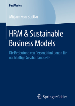 HRM & Sustainable Business Models von von Buttlar,  Mirjam