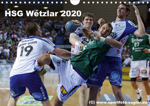 HSG Wetzlar – Handball Bundesliga 2020 (Wandkalender 2020 DIN A4 quer) von Oliver Vogler,  Sportfoto