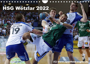 HSG Wetzlar – Handball Bundesliga 2022 (Wandkalender 2022 DIN A4 quer) von Oliver Vogler,  Sportfoto