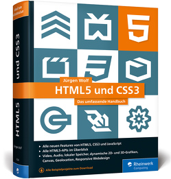 HTML5 und CSS3 von Wolf,  Jürgen