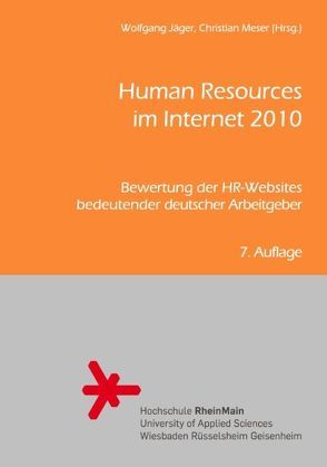 Human Resources im Internet 2010 von Jaeger,  Wolfgang, Meser,  Christian