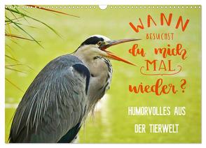 Humorvolles aus der Tierwelt (Wandkalender 2024 DIN A3 quer), CALVENDO Monatskalender von Jäger und Mimi,  Anette