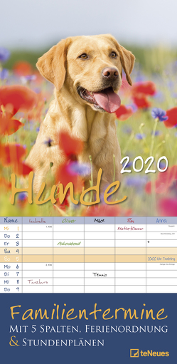 Hunde 2020 Familienplaner