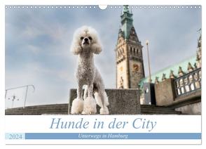 Hunde in der City – Unterwegs in Hamburg (Wandkalender 2024 DIN A3 quer), CALVENDO Monatskalender von Teßen,  Sonja