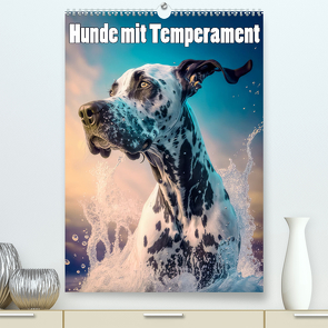 Hunde mit Temperament (hochwertiger Premium Wandkalender 2024 DIN A2 hoch), Kunstdruck in Hochglanz von Brunner-Klaus,  Liselotte