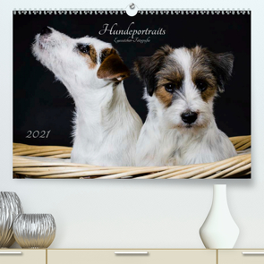 Hundeportraits Eyecatcher-Fotografie (Premium, hochwertiger DIN A2 Wandkalender 2021, Kunstdruck in Hochglanz) von Heggemann,  Christiane