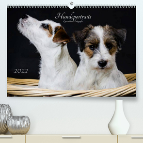 Hundeportraits Eyecatcher-Fotografie (Premium, hochwertiger DIN A2 Wandkalender 2022, Kunstdruck in Hochglanz) von Heggemann,  Christiane