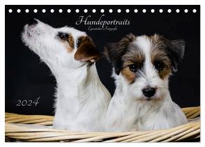 Hundeportraits Eyecatcher-Fotografie (Tischkalender 2024 DIN A5 quer), CALVENDO Monatskalender von Heggemann,  Christiane