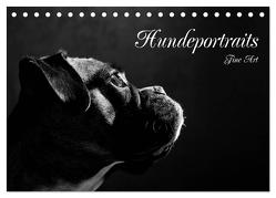 Hundeportraits Fine Art (Tischkalender 2024 DIN A5 quer), CALVENDO Monatskalender von Behr,  Jana