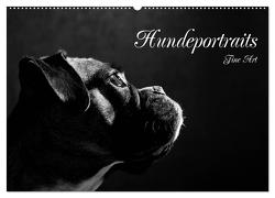 Hundeportraits Fine Art (Wandkalender 2024 DIN A2 quer), CALVENDO Monatskalender von Behr,  Jana