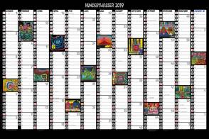 Hundertwasser Jahresplaner Art 2019