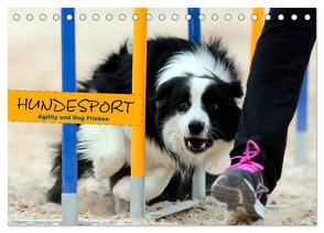 HUNDESPORT – Agility und Dog Frisbee (Tischkalender 2024 DIN A5 quer), CALVENDO Monatskalender von Rähse,  Constanze