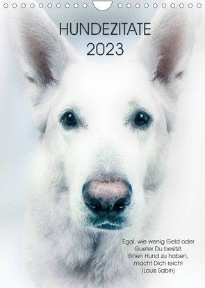 Hundezitate 2023 (Wandkalender 2023 DIN A4 hoch) von dogmoves