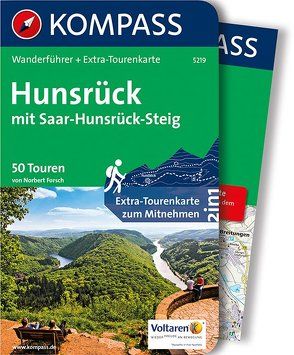 KOMPASS Wanderführer Hunsrück mit Saar-Hunsrück-Steig von Forsch,  Norbert