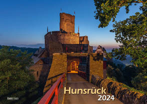 Hunsrück 2024 Bildkalender A3 quer, spiralgebunden von Klaes,  Holger