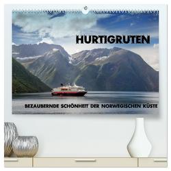 Hurtigruten – Bezaubernde Schönheit der norwegischen Küste (hochwertiger Premium Wandkalender 2024 DIN A2 quer), Kunstdruck in Hochglanz von Pfeiffer,  Ralf