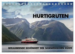 Hurtigruten – Bezaubernde Schönheit der norwegischen Küste (Tischkalender 2024 DIN A5 quer), CALVENDO Monatskalender von Pfeiffer,  Ralf