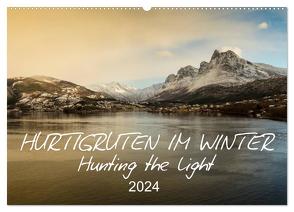 Hurtigruten im Winter – Hunting the light (Wandkalender 2024 DIN A2 quer), CALVENDO Monatskalender von Lieder,  Britta