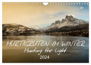 Hurtigruten im Winter – Hunting the light (Wandkalender 2024 DIN A4 quer), CALVENDO Monatskalender von Lieder,  Britta