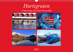 Hurtigruten – Unterwegs mit dem Postschiff (Wandkalender 2023 DIN A3 quer) von Thauwald,  Pia