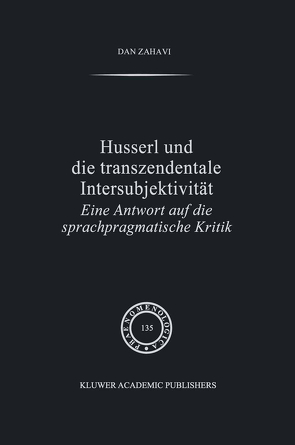 Husserl und Die Transzendentale Intersubjektivität von Zahavi,  D.