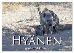 Hyänen – groß und klein (Tischkalender 2024 DIN A5 quer), CALVENDO Monatskalender von Styppa,  Robert