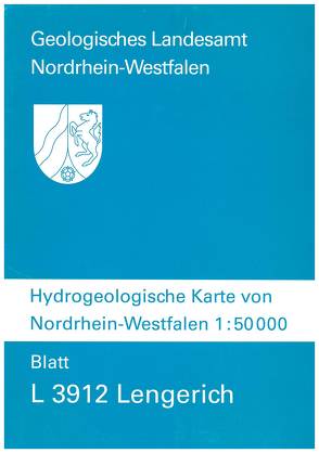 Hydrogeologische Karten von Nordrhein-Westfalen 1:50000 / Lengerich von Elfers,  Heinrich, Schlimm,  Wolfgang