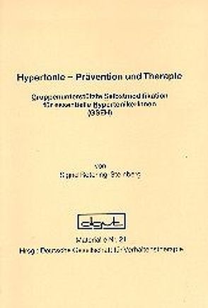 Hypertonie – Prävention und Therapie von Rotering-Steinberg,  Sigrid