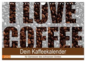 I Love Coffee – Dein Kaffeekalender für Geniesser des schwarzen Goldes (Wandkalender 2024 DIN A4 quer), CALVENDO Monatskalender von Widerstein - SteWi.info,  Stefan