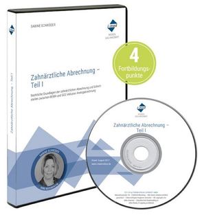 i-med DVD-Fortbildung: Zahnärztliche Abrechnung von Schroeder,  Sabine