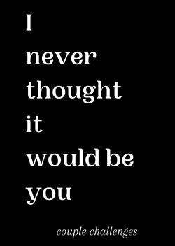 I never thought it would be you von H.,  Immanuel, M.,  Lisa