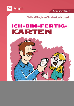 Ich-bin-fertig-Karten Französisch Lernjahr 1-2 von Grzelachowski,  Lena-Christin, Müller,  Cäcilia