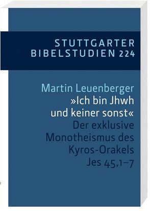 Ich bin Jhwh und keiner sonst von Leuenberger,  Martin