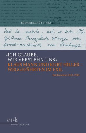 „Ich glaube, wir verstehn uns“ von Schütt,  Rüdiger