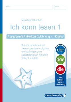 Ich kann lesen 1 – Ausgabe mit Artikelkennzeichnung (DaZ) – 1. Klasse von Langhans,  Katrin