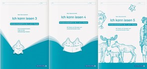 Ich kann lesen 3, 4 und 5 – 3 Schülerarbeitshefte für die 2. bis 4. Klasse von Langhans,  Katrin