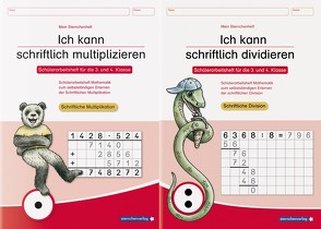 Ich kann schriftlich multiplizieren und dividieren – 2 Arbeitshefte im Set von Langhans,  Katrin