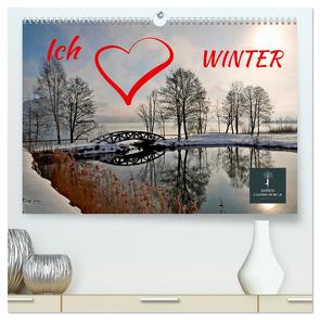 Ich liebe Winter (hochwertiger Premium Wandkalender 2024 DIN A2 quer), Kunstdruck in Hochglanz von Roder,  Peter