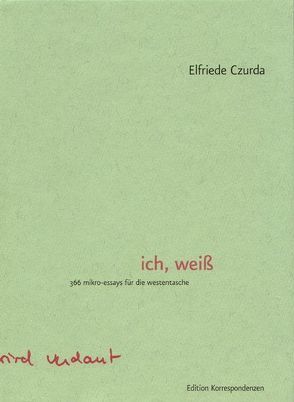 ich, weiß von Czurda,  Elfriede