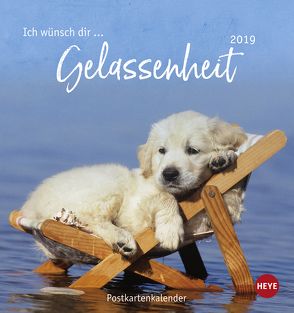 Ich wünsch dir … Gelassenheit Postkartenkalender – Kalender 2019 von Heye