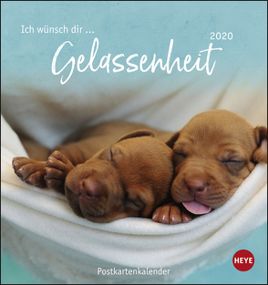 Ich wünsch dir … Gelassenheit Postkartenkalender Kalender 2020 von Heye, Stuewer,  Sabine