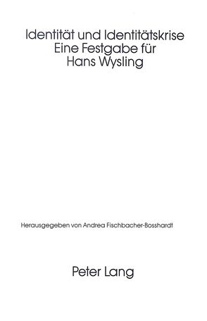 Identität und Identitätskrise von Fischbacher,  Andrea